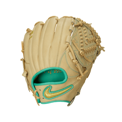 Nike SHA|DO Elite J Series Baseball Fielding Glove (Right-Handed Throw) - Size 12.25 | Alabaster/Metallic Gold