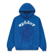 Sp5der Legacy Web Hoodie Blue - Supra Sneakers