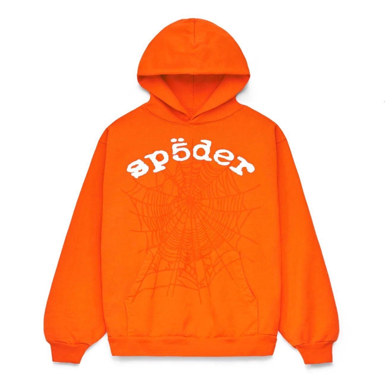 Sp5der Legacy Web Hoodie Orange - Supra Sneakers