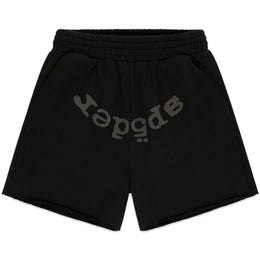 Sp5der OG Web V2 Phantom Sweatshorts Schwarz