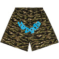 Sp5der OG Web V2 Sweatshort Tiger Camo Blau
