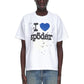 Sp5der Souvenir "I Heart Sp5der" Tee White / Blue - Supra Sneakers