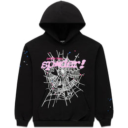 Sp5der x Druski Coulda Been Heart Punk V2 Hoodie Eule Schwarz