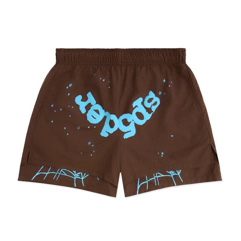 Sp5der OG Web Double Layer Short Brown