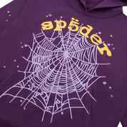 Sp5der Purple Star OG Web V2 Hoodie Purple "Lakers"