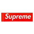 Supreme Box Logo Roter Aufkleber