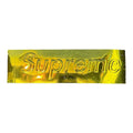 Supreme Embossed Metallic Gold Box Logo Sticker