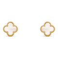 Van Cleef & Arpels Sweet Alhambra Ohrstecker aus 18K Gelbgold und Perlmutt