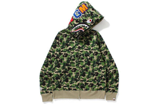 A Bathing Ape BAPE ABC Shark Full Zip Hoodie Green - Supra Sneakers