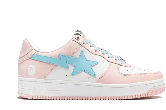 A Bathing Ape Bape Sta Pastel Pink - Supra Sneakers