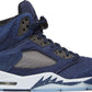 Air Jordan 5 Retro Georgetown "Midnight Navy" - Supra Sneakers