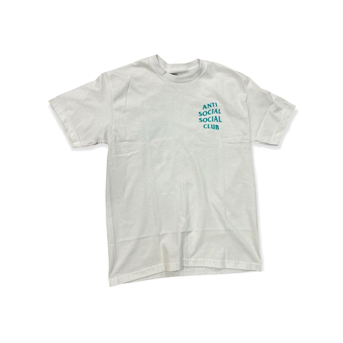 Anti Social Social Club Logo Tee White / Teal - Supra Sneakers