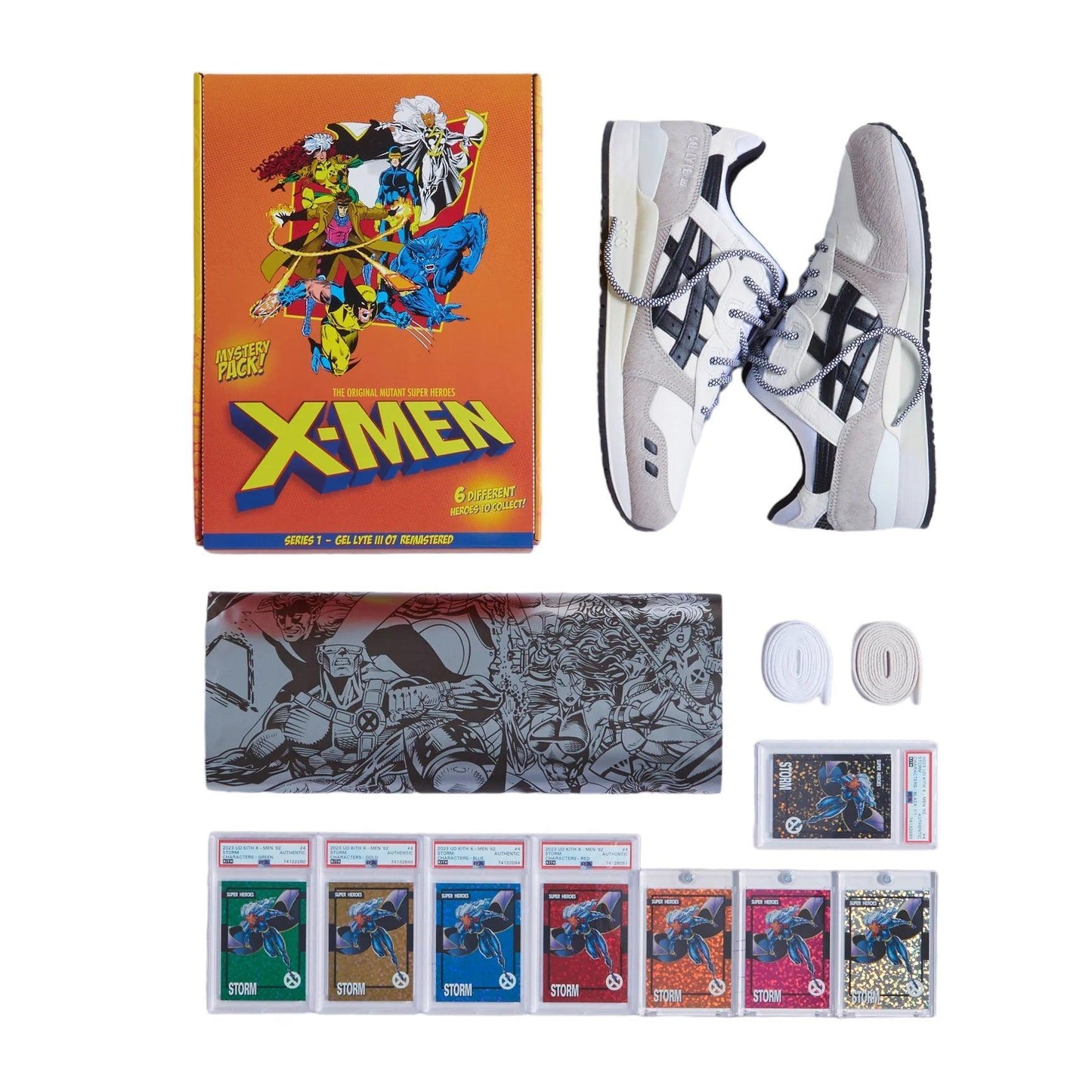 ASICS Gel-Lyte III '07 Remastered Kith Marvel X-Men Mystery Sealed Box (Trading Card Included) - Supra Sneakers