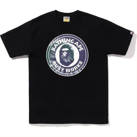 Bape Tie Dye Busy Works Tee Black / Purple - Supra Sneakers