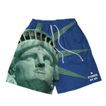 Bravest Studios Mega Liberty Shorts Blue - Supra Sneakers - Image 1