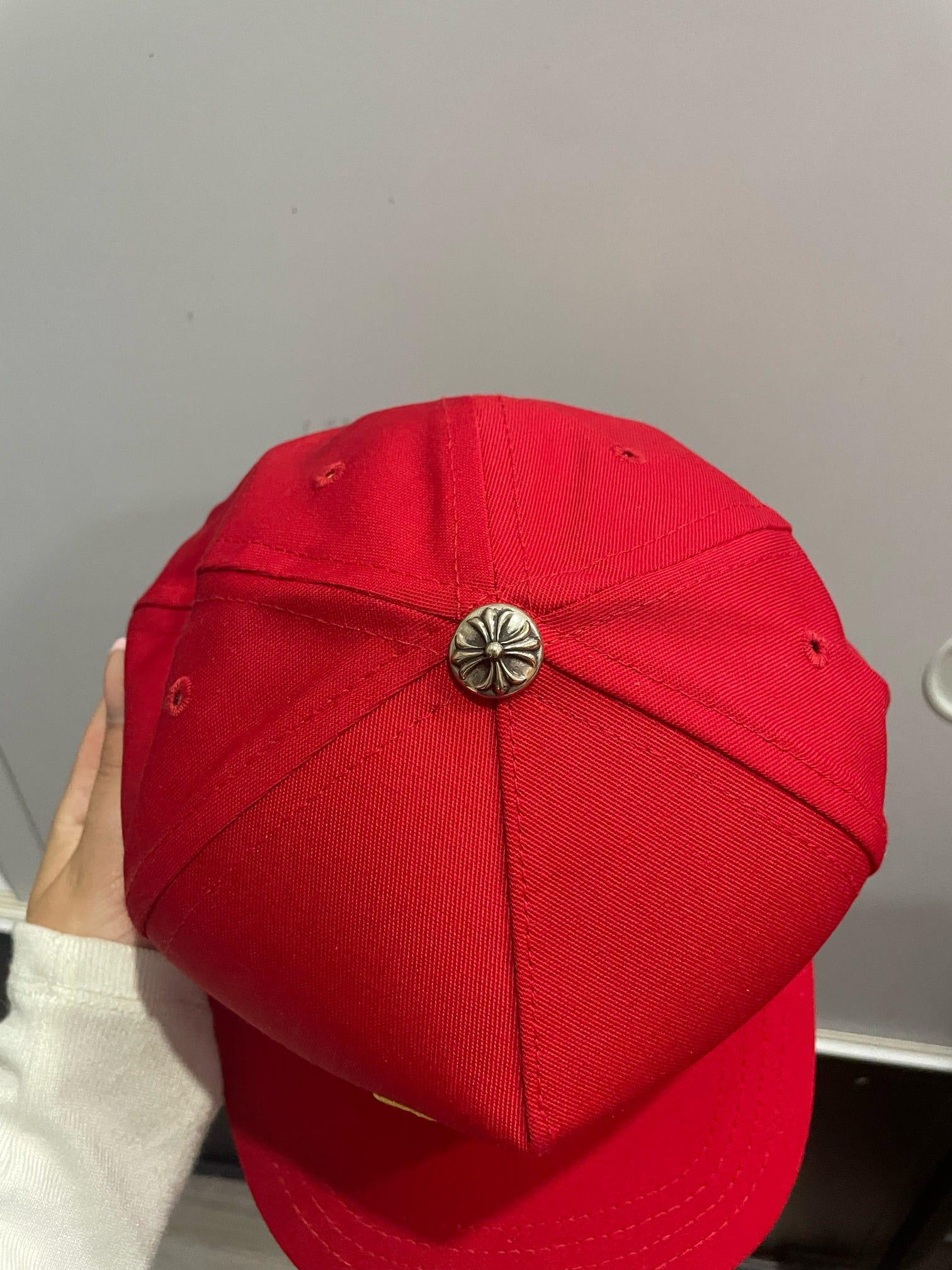 Chrome Hearts CH Silver Button Hat Red / Yellow - Supra Sneakers