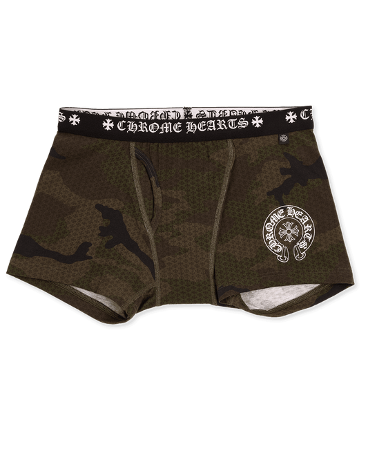 Chrome Hearts Horseshoe Boxer Brief Shorts Camo - Supra Sneakers