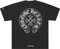 Chrome Hearts Hufeisen-Logo T-Shirt Schwarz
