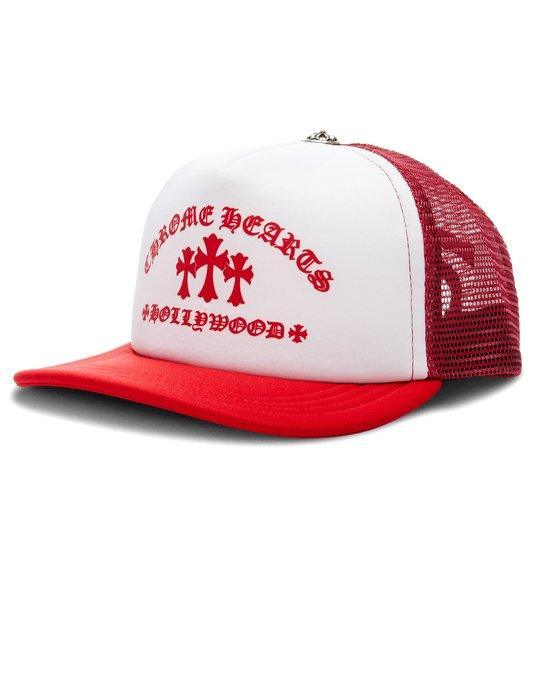 Chrome Hearts King Taco Cross Trucker Hat Red - Supra Sneakers