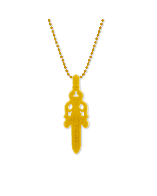 Chrome Hearts Silichrome Dagger Necklace Yellow - Supra Sneakers