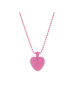 Chrome Hearts Silichrome Heart Necklace Pink - Supra Sneakers - Image 1