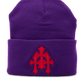 Chrome Hearts Watch Cap Cross Beanie Purple - Supra Sneakers