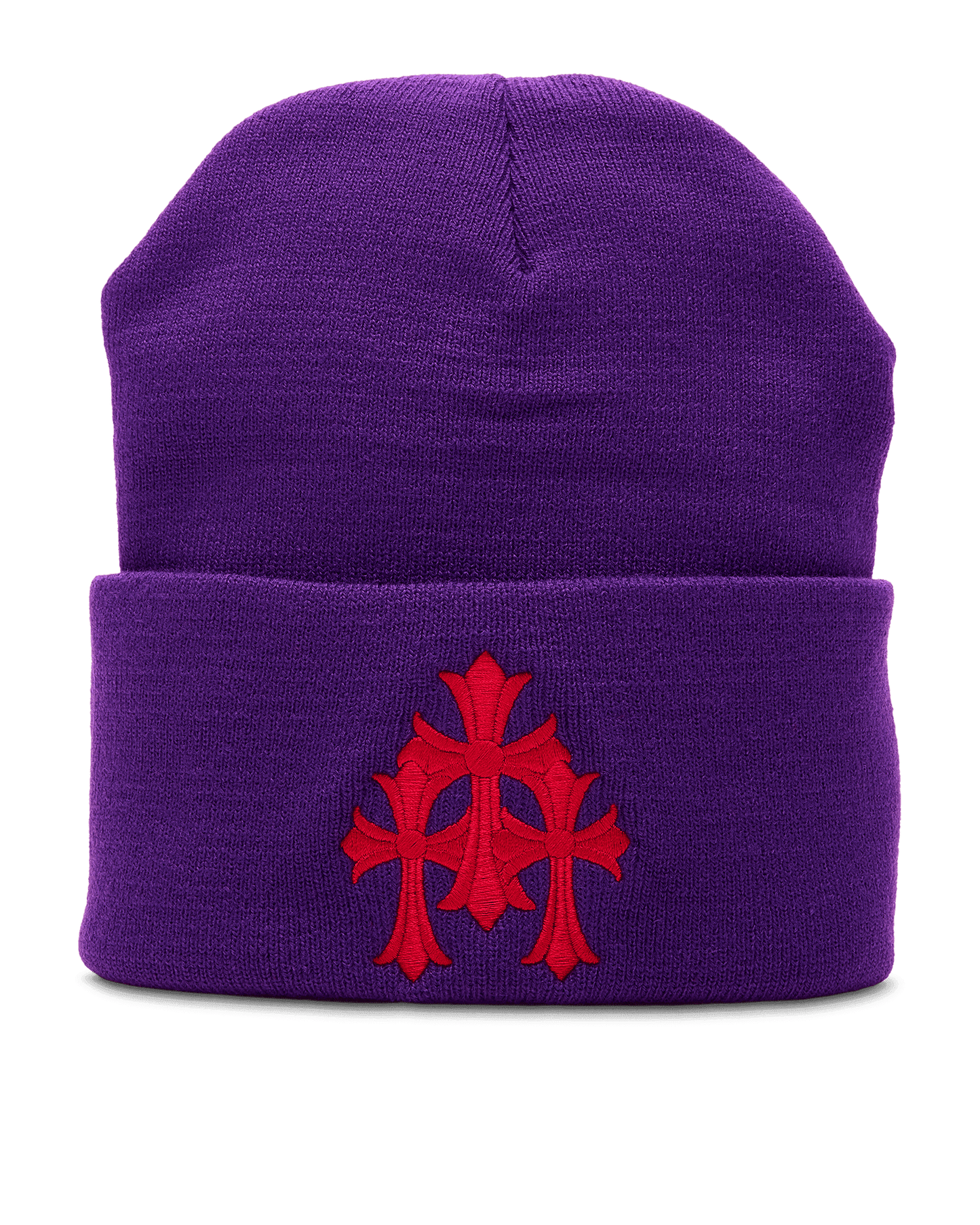 Chrome Hearts Watch Cap Cross Beanie Purple - Supra Sneakers