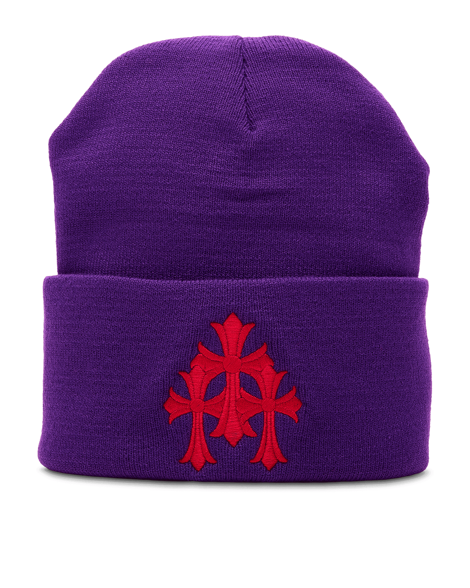 Chrome Hearts Watch Cap Cross Beanie Purple - Supra Sneakers