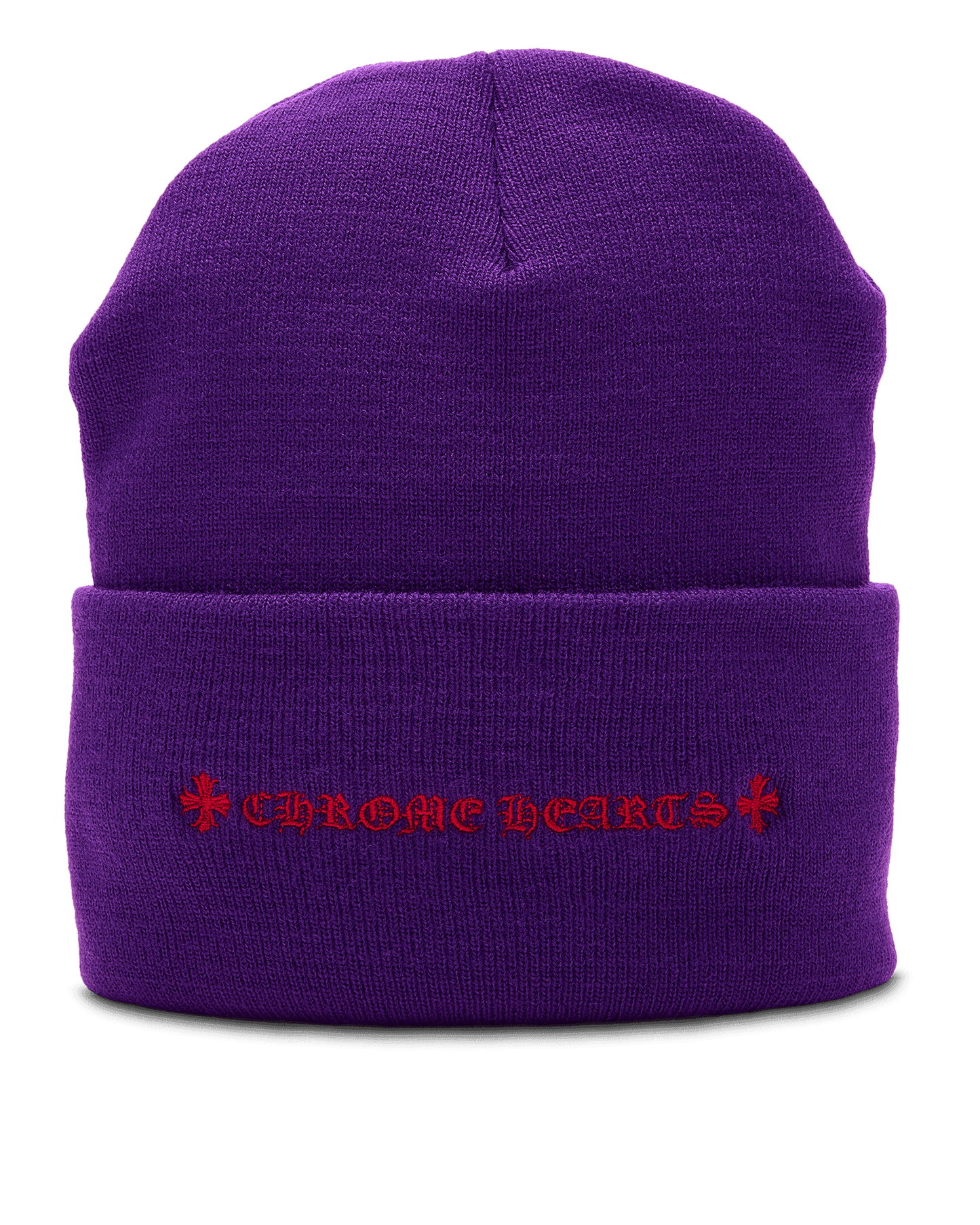 Chrome Hearts Watch Cap Cross Beanie Purple - Supra Sneakers