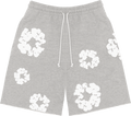 Denim Tears The Cotton Wreath Short de Sweat Gris