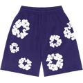 Denim Tears The Cotton Wreath Short de survêtement Violet