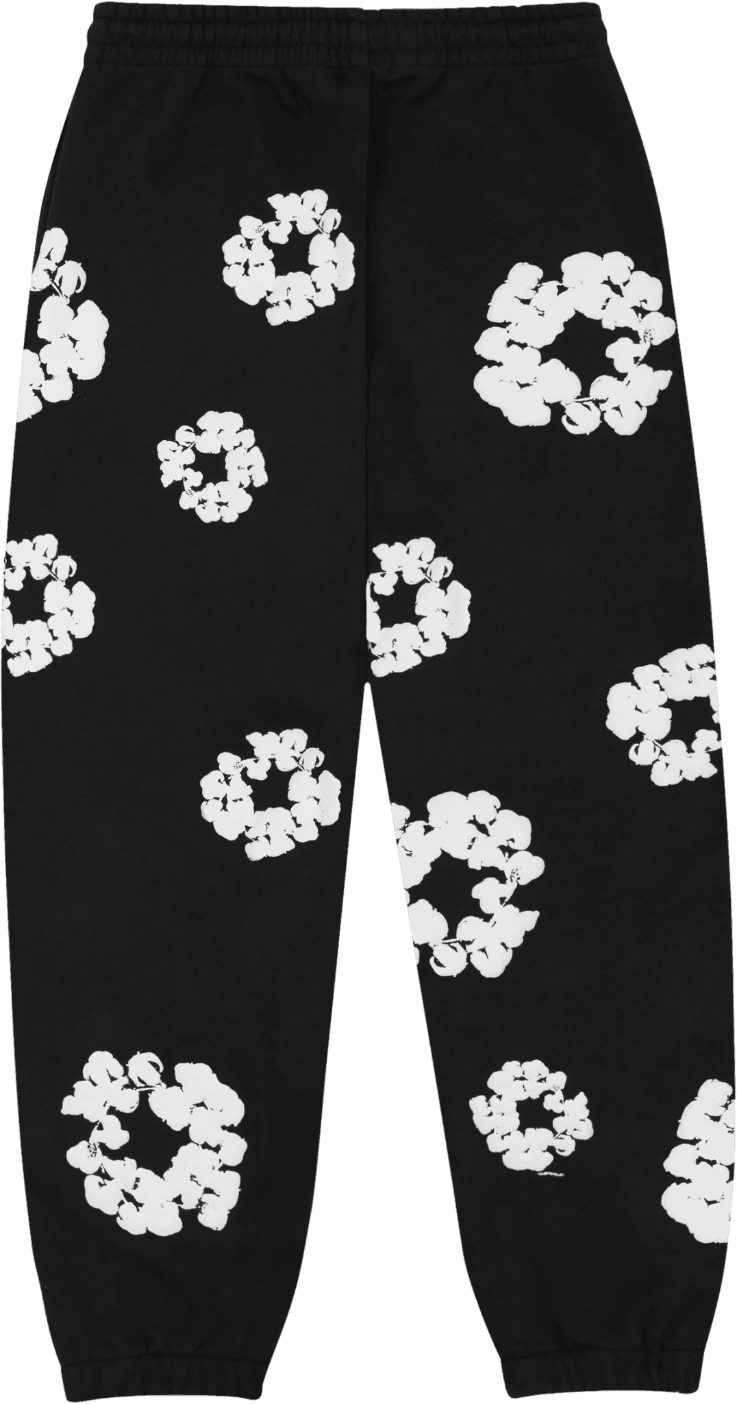 Denim Tears The Cotton Wreath Sweatpants Black - Supra Sneakers