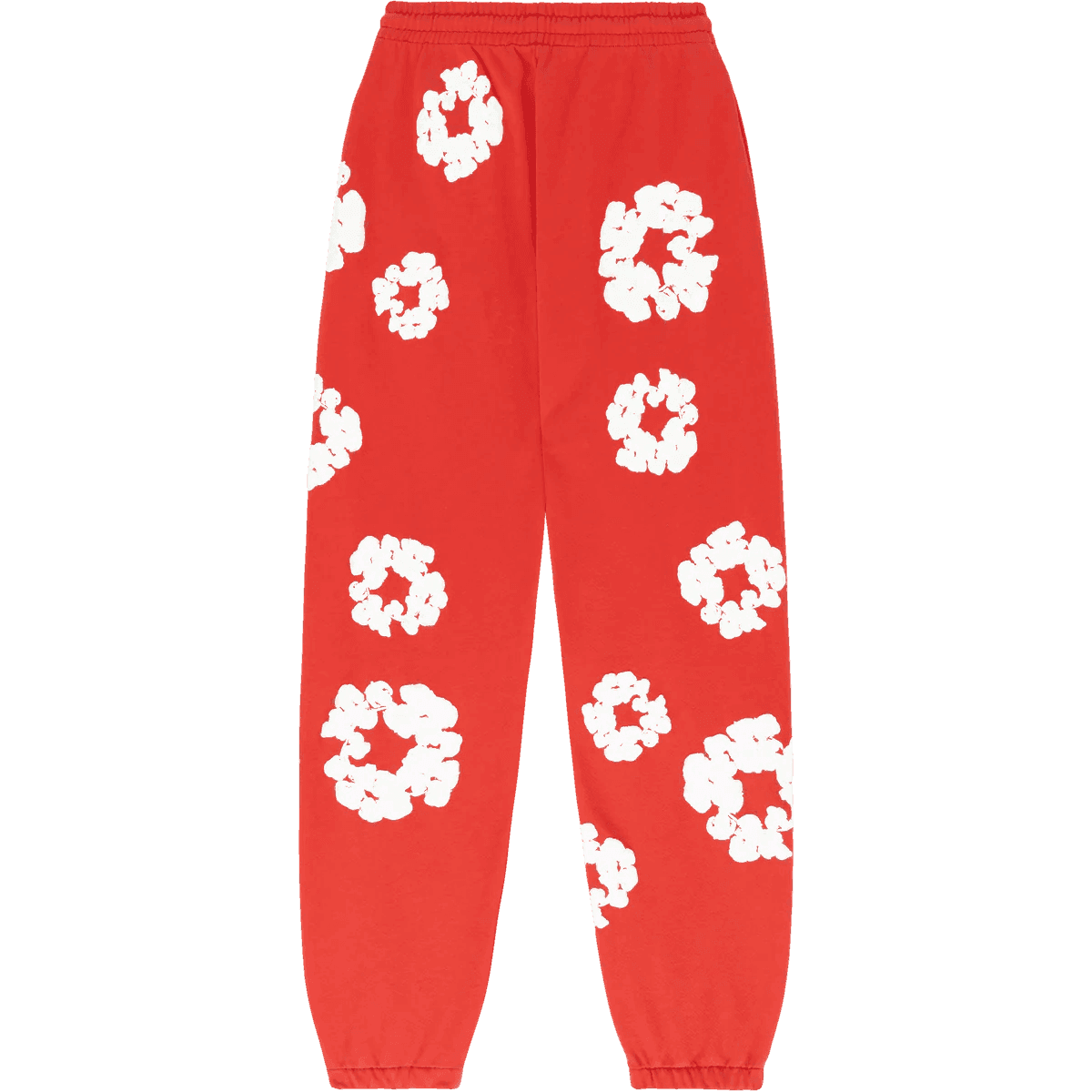 Denim Tears The Cotton Wreath Sweatpants Red - Supra Sneakers