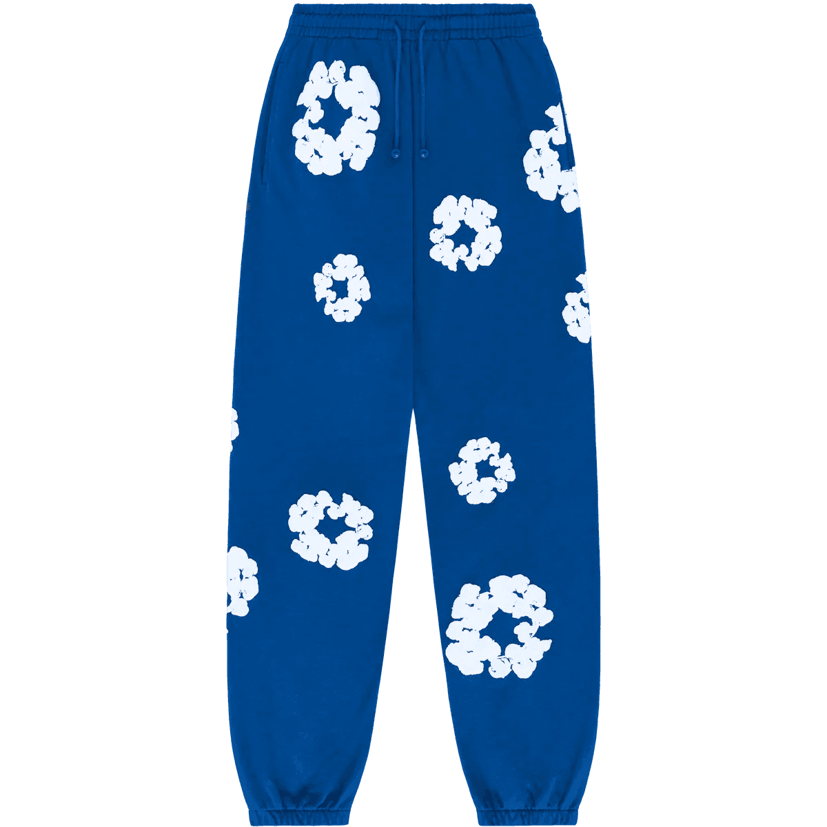 Denim Tears The Cotton Wreath Sweatpants Royal Blue - Supra Sneakers