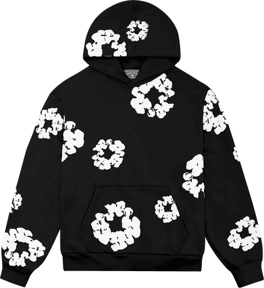 Denim Tears The Cotton Wreath Sweatshirt Black - Supra Sneakers