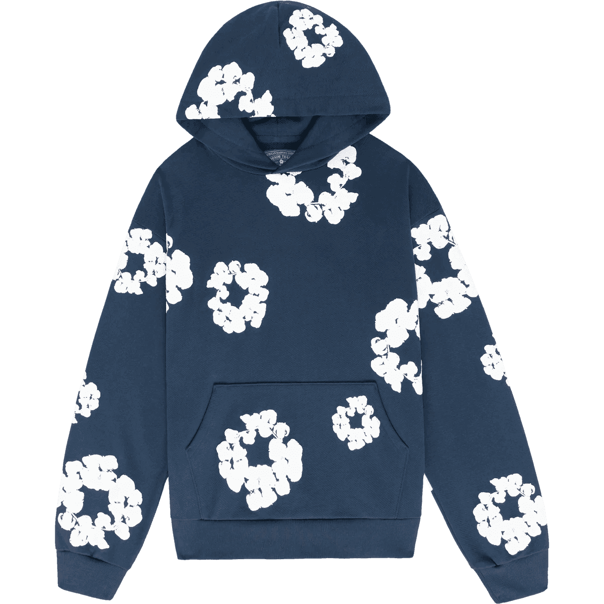 Denim Tears The Cotton Wreath Sweatshirt Navy Blue - Supra Sneakers