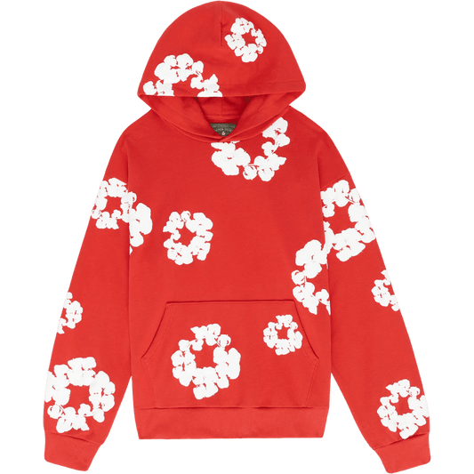 Denim Tears The Cotton Wreath Sweatshirt Red - Supra Sneakers