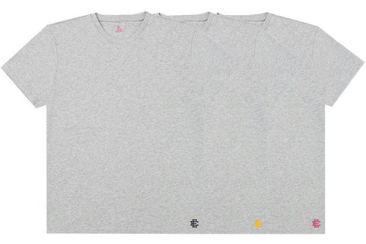 Eric Emanuel EE T-shirt 3 Pack Heather Grey - Supra Sneakers