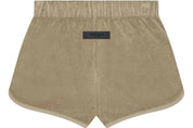 Fear of God Essentials Women's Velour Beach Short Oak - Supra Sneakers