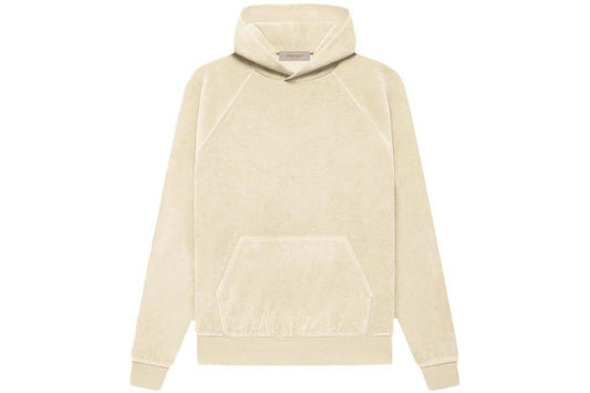 Fear of God Essentials Women's Velour Hoodie Egg Shell (W) - Supra Sneakers