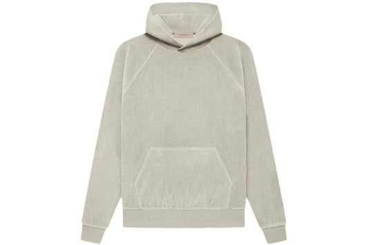 Fear of God Essentials Women's Velour Hoodie Smoke (W) - Supra Sneakers