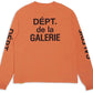 Gallery Dept. French Collector L/S T-shirt Orange Black - Supra Sneakers