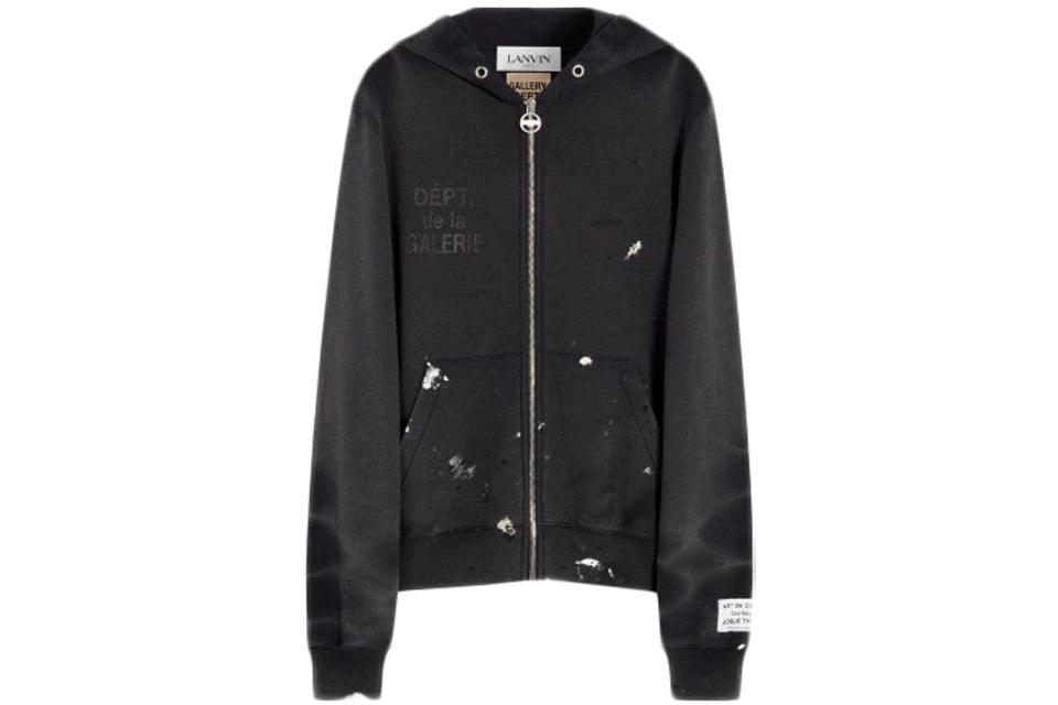 Gallery Dept. X Lanvin Zip Up Hoodie Paint Splatter (W) - Supra Sneakers