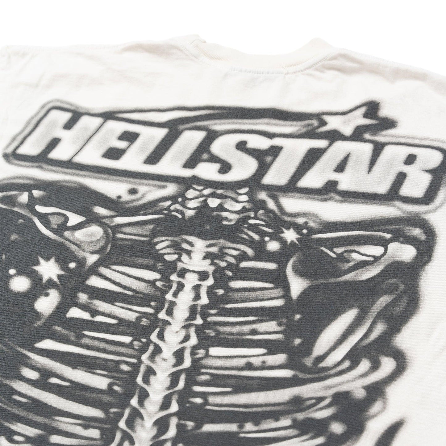 Hellstar Airbrushed Bones Longsleeve Tee - Supra Sneakers