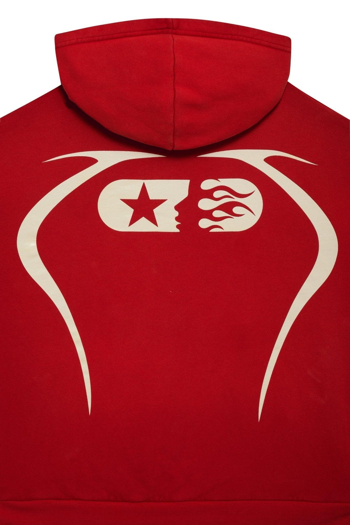 Hellstar Sport Hoodie (Red) - Supra Sneakers