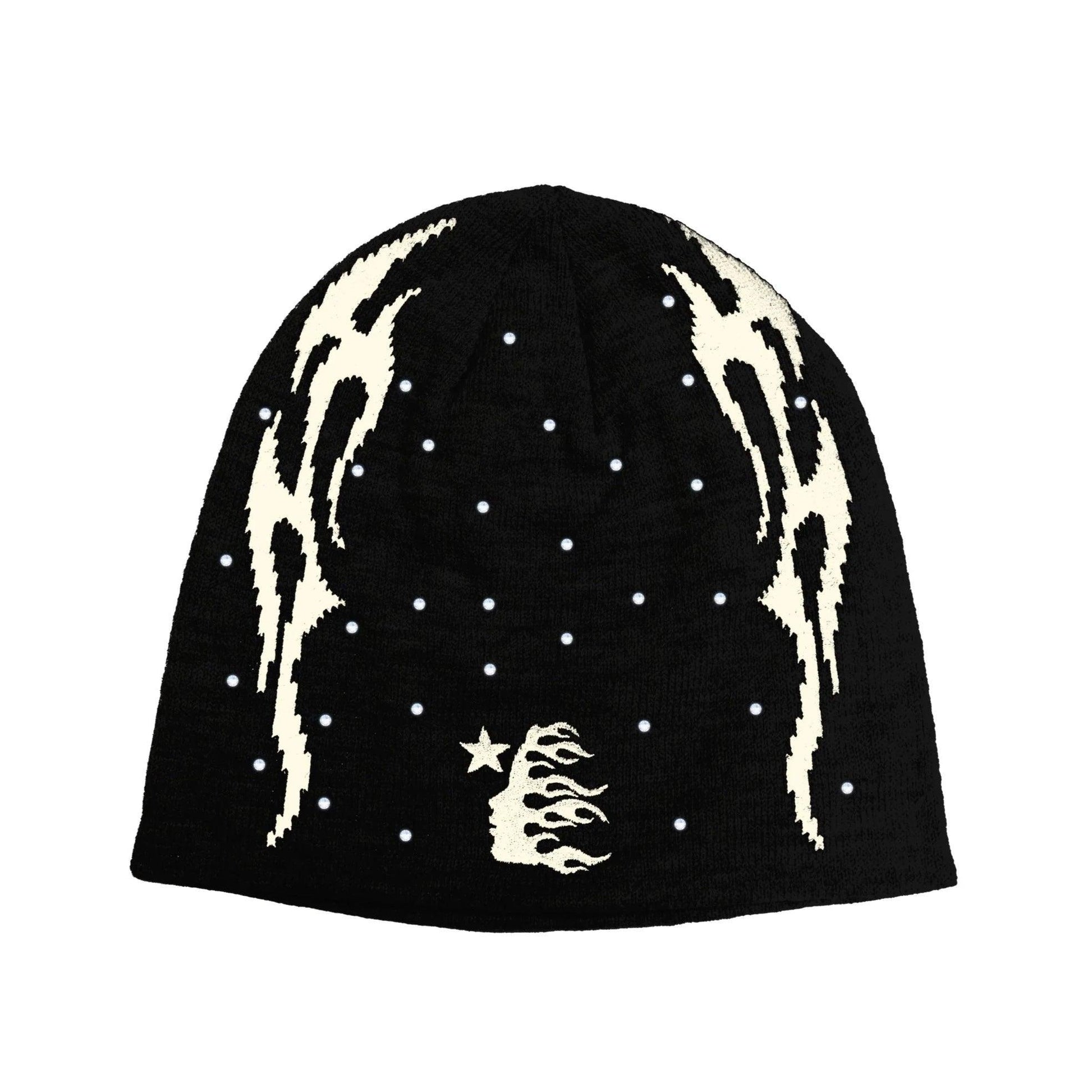 Hellstar Sports Flame Beanie (Black) - Supra Sneakers