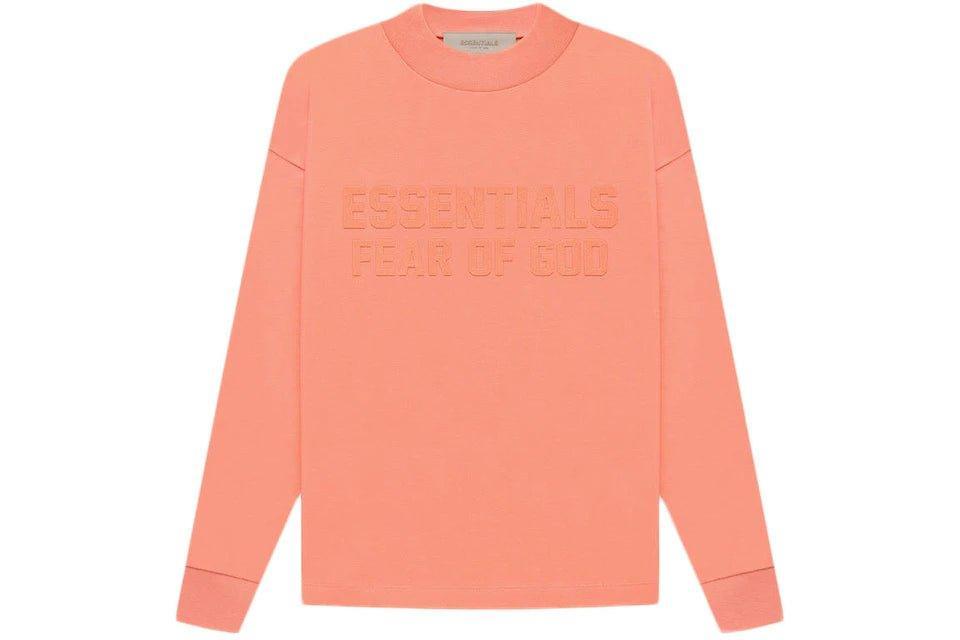 Kids Fear of God Essentials L/S T-shirt Coral - Supra Sneakers