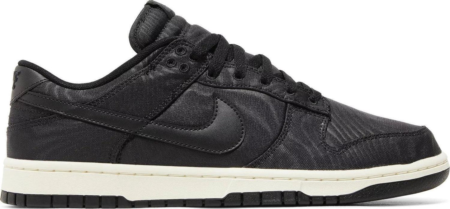 Nike Dunk Low Black Canvas - Supra Sneakers