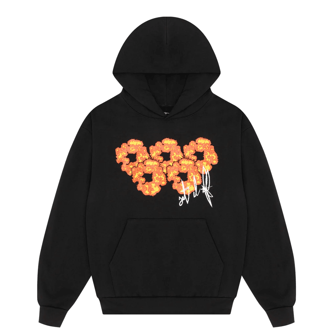 Offset Tears Small Logo Sweatshirt Black - Supra Sneakers