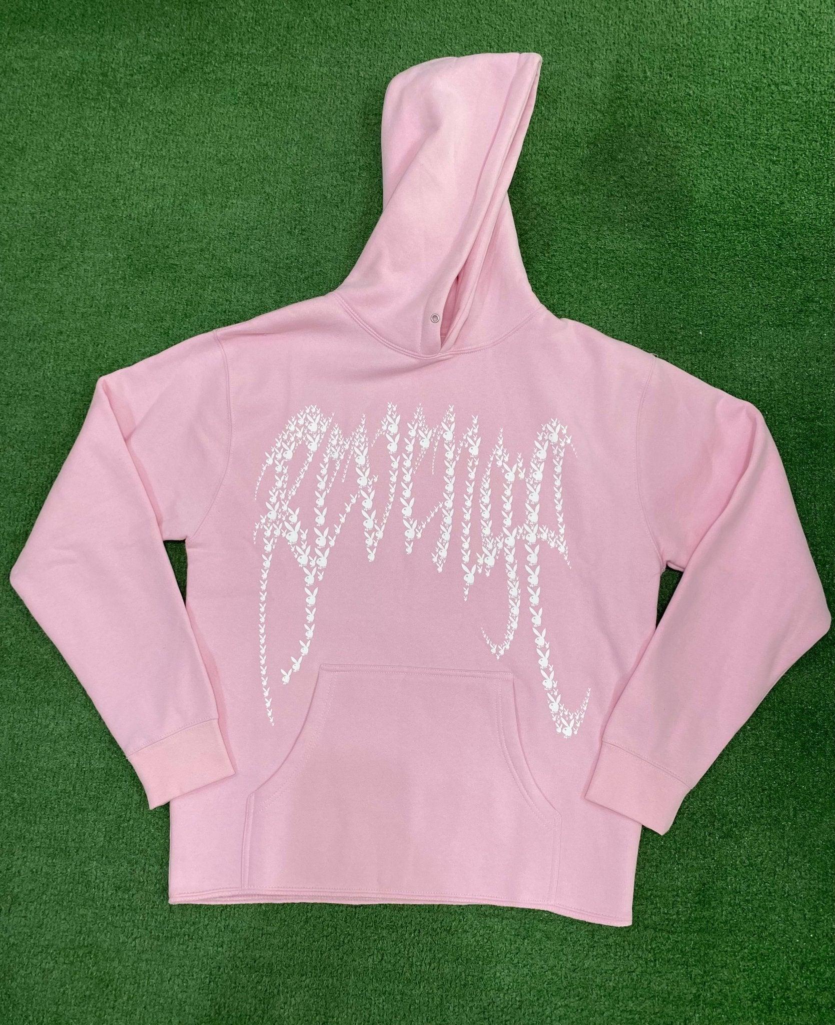 Revenge x Playboy Bunny Hoodie Pink (Gently Used) - Supra Sneakers